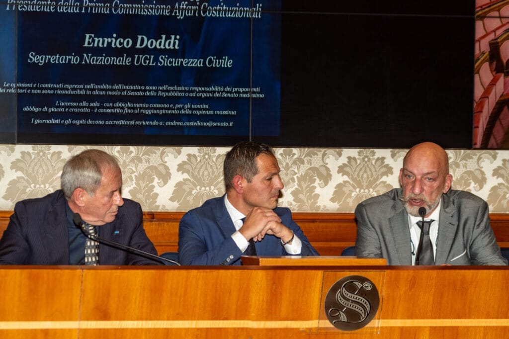 Franco Cecconi durante il suo intervento