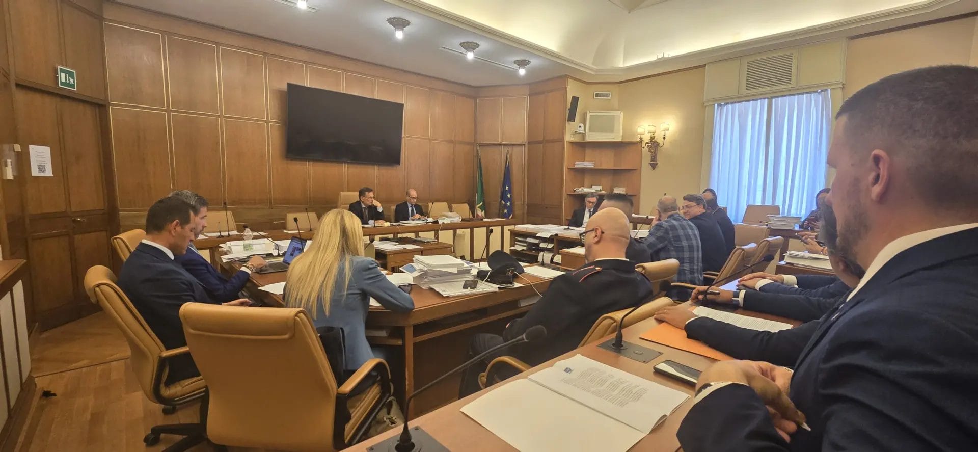 UGL Sicurezza Civile Panoramica della sala durante i lavori della 1^ Commissione affari costituzionali